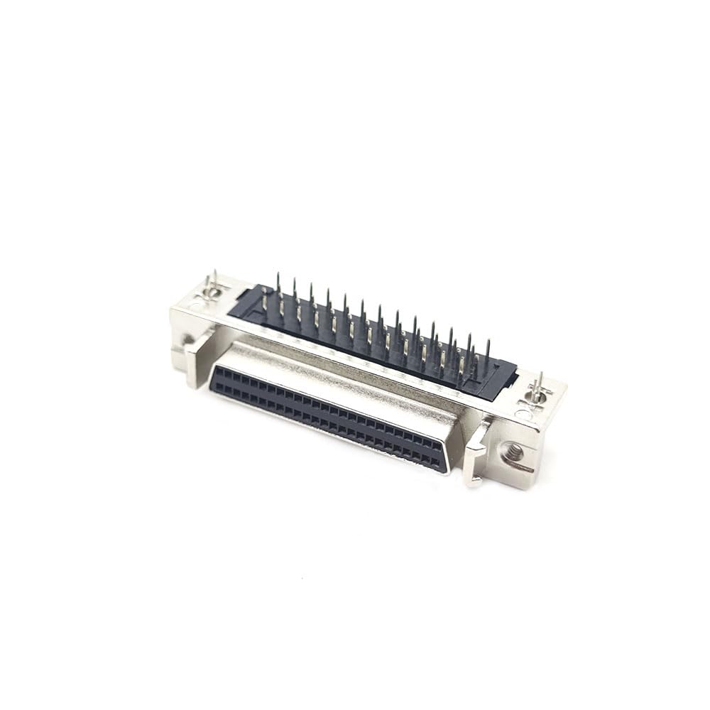 カピバラページ　　コネクター Amazon.co.jp: SCSI 50 ピンメス直角コネクタスルーホール PCB